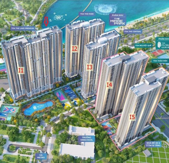 Chính chủ bán căn hộ 54,2 m2 Tòa I1 Imperia Smart City - KĐT Vinhomes Smart City Tây Mỗ - Đại Mỗ,