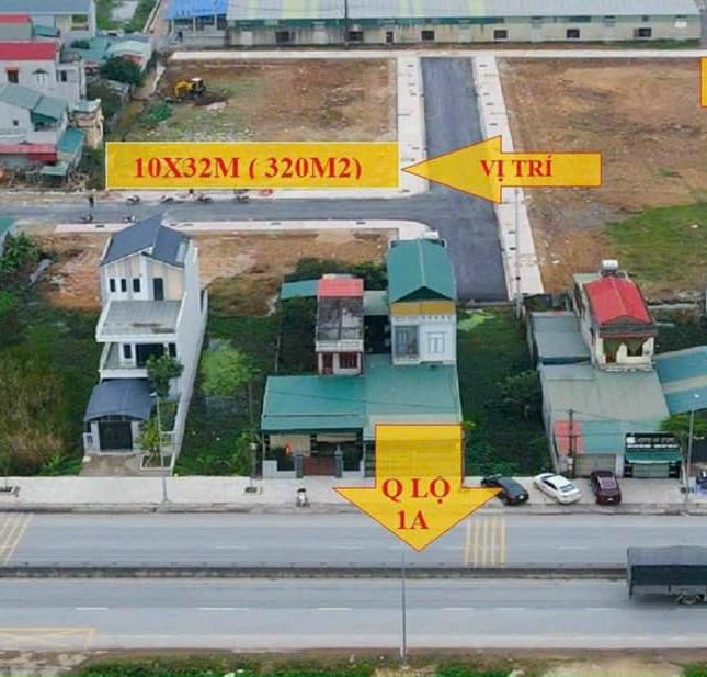 Bán Lô đất biệt thự tại thị trấn Tân Phong ,cách quốc lộ 1A 50m giá chỉ 7xx/m 