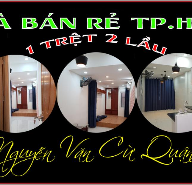Nhà đẹp rẻ 1 trệt 2 lầu Nguyễn Văn Cừ Quận 1 TP.HCM