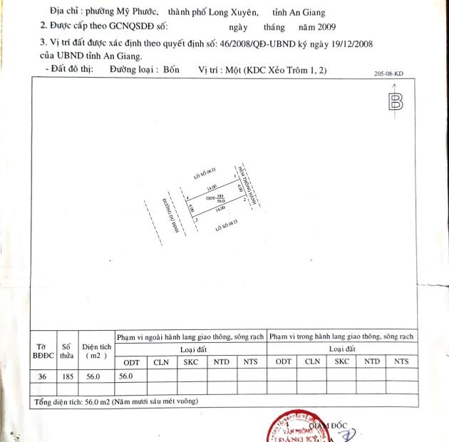 NHÀ ĐẸP - GIÁ TỐT - Chính Chủ Cần Bán Căn Nhà Đẹp Mặt Tiền Mỹ Phước, Long Xuyên, An Giang