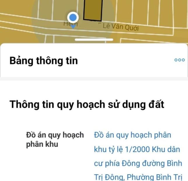 Chỉ 65 triệu/m2, Bán nhà Lê Văn Quới Bình Tân, HXH, cấp 4, 100m2 (5x20) 6,5 tỷ