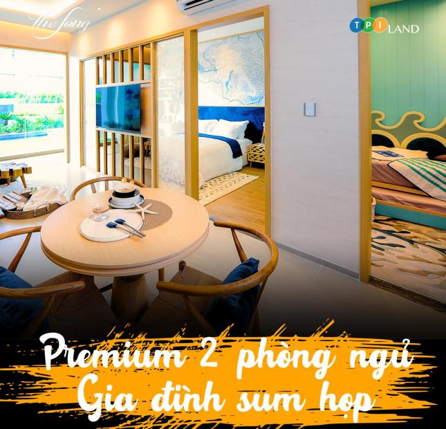 Căn hộ biển The Sóng FULL nội thất, chỉ 707tr nhận nhà ngay, trả chậm sau đó 36 tháng KHÔNG VAY, KHÔNG LÃI. Miễn 2 năm QL.