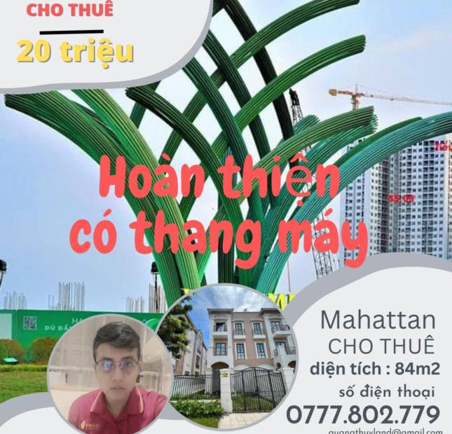 💥💥💥 Vinhomes Grand Park 
💌 DT :84m2 ( mahattan )
💓 giá ju thương chỉ 20 triệu