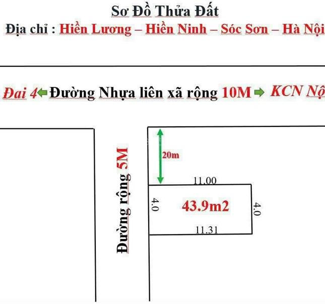 (Hàng Đẹp) 43.9m làng Hiền Lương Hiền Ninh. 20m ra Đường Nhựa. Bao sổ sách