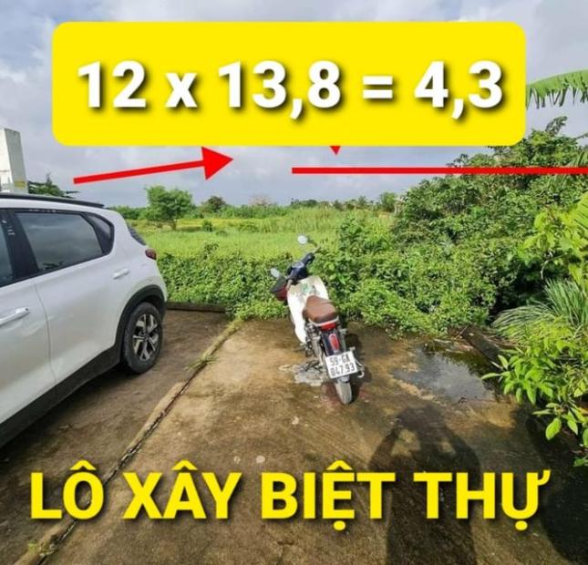 Đất Biệt Thự 152m2 nhỉnh 4 tỷ Thạnh Xuân Quận 12 TPHCM
