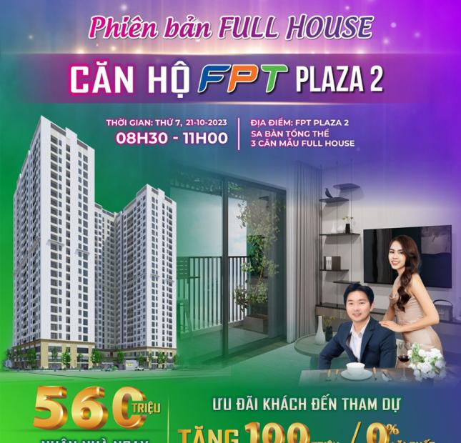 Bán căn hộ 2PN tại FPT PLAZA 2 đường Võ Chí Công, Ngũ Hành Sơn, Đà Nẵng