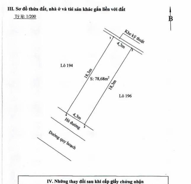 Bán 3 lô đất liền kề diện tích 230M mặt đường 30M Trần Hoàn Hải An