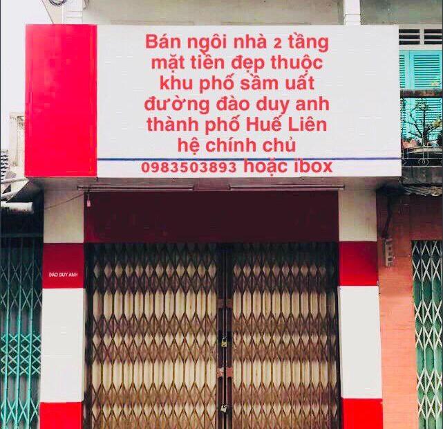 BÁN NHÀ TẠI ĐƯỜNG ĐÀO DUY ANH THÀNH PHỐ HUẾ