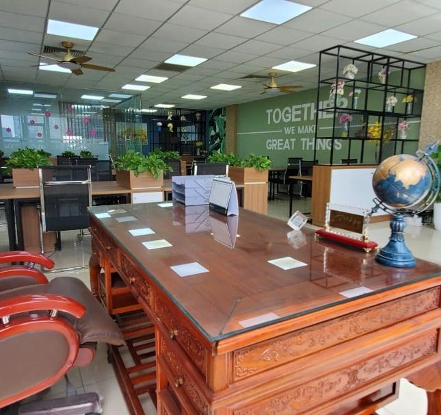 Cho thuê văn phòng KĐT Đại Kim 140m, 170m giá rẻ, thiết kế hiện đại, nội thất cơ bản chuẩn văn phòng. 