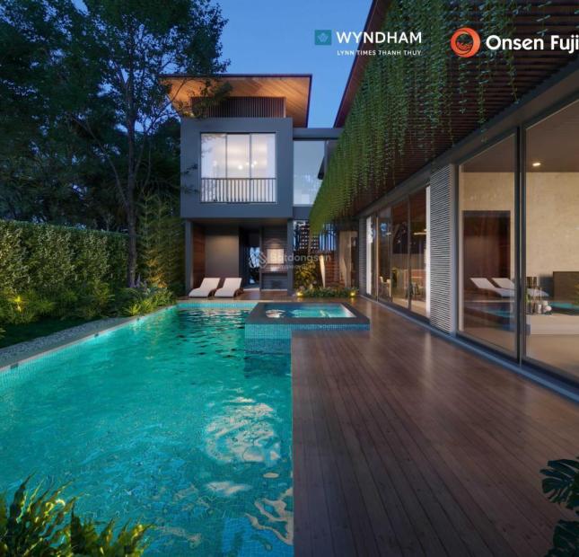 Mở bán biệt thự khoáng nóng Wyndham Thanh Thủy - full nội thất - giá chỉ 7 tỷ - CK 38% lh Trung