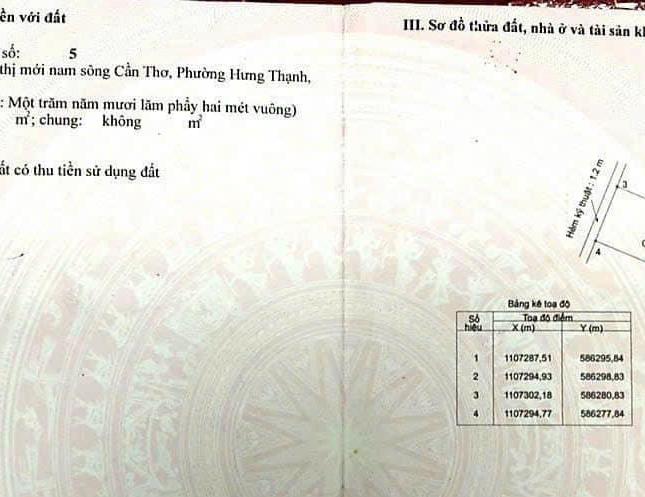 Bán Nền Biệt Thự Đường Số  20 Khu Cty 8, P.Hưng Thạnh, Q.Cái Răng, tp Cần Thơ