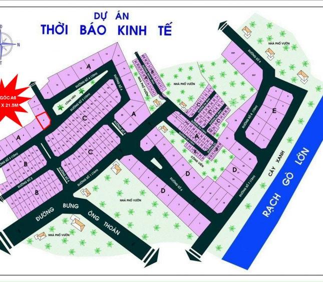 Chủ đất ngộp cần bán đất nền giá rẻ dự án Thời Báo Kinh Tế, Phú Hữu, Quận 9