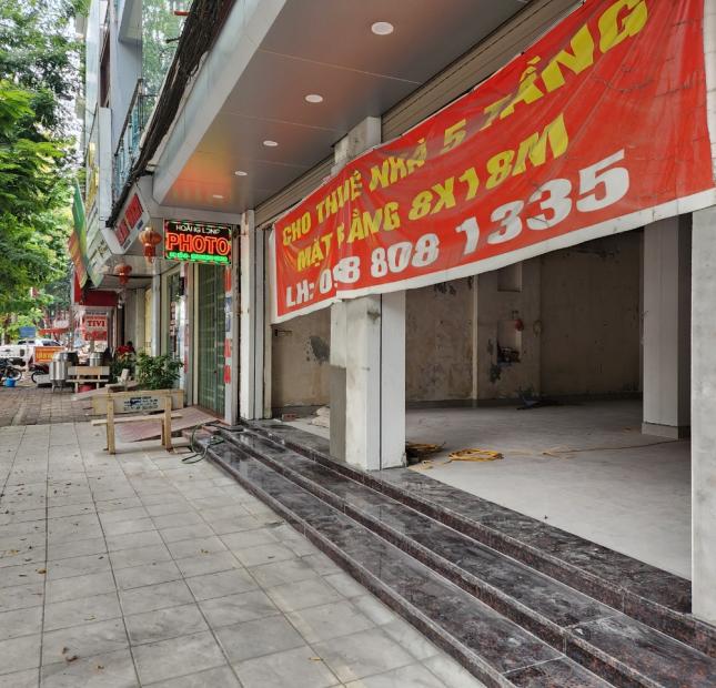 Chính chủ Cho thuê toà nhà 5 tầng gồm 2 lô mb liền kề MT8m làm văn phòng cửa hàng – Đường Kinh