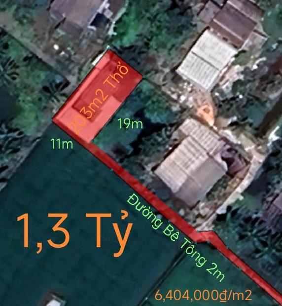 Bán gấp nhà vườn xã Bình Trinh lối đi 2m giá 1,3 tỷ