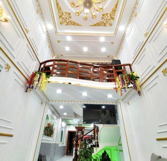 Nhỉnh 8 tỷ sở hữu nhà 5 lầu đẹp HXT 84m2(4x21) Lê Văn Thọ ngay CV Làng Hoa khu VIP.