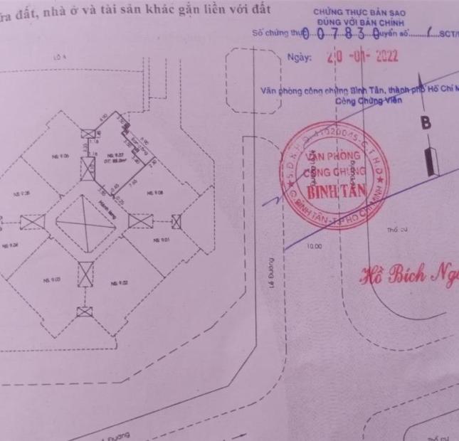 Chủ ngộp bán gấp chung cư q.Bình Tân TP HCM,ngay chợ bà Hom,khu cn Tân Tạo, Cty Pouchen