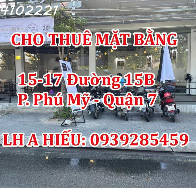 Chính chủ cần Cho thuê mặt bằng lầu 1 vừa ở vừa kinh doanh tại  15-17 Đường 15B Phú Mỹ. Q7