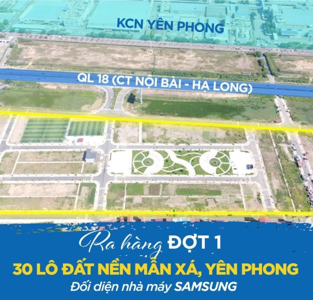 Bán dự án Long Châu Star mặt QL18 Nội Bài  - đối diện Sam Sung Yên Phong - Bắc Ninh