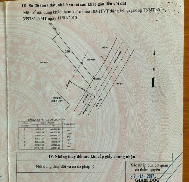 Nhà mặt tiền (Hà Huy Giáp), DT: (5 x 40m). Ngã 4 Ga. Giá: 11 tỷ