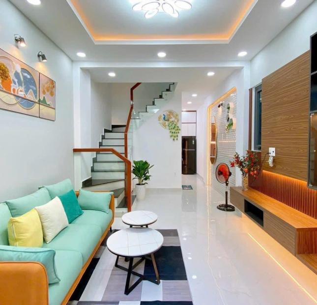 Bán nhà mới đẹp Nơ Trang Long, Bình Thạnh. Xe hơi 7 chỗ đậu cửa, gần chợ Bà Chiểu giá 6,7 tỷ.