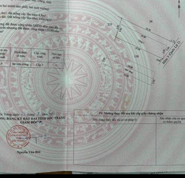 CHÍNH CHỦ CẦN BÁN NHANH Nhà Trọ 6 Phòng  – GIÁ TỐT Tại Phường 7, Tp Sóc Trăng