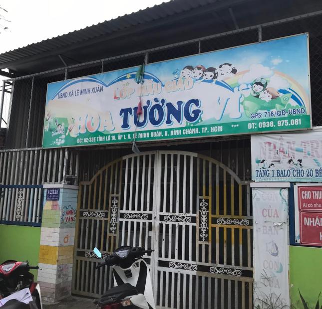 Cho thuê nhà MT Trần Văn Giau xã Lê Minh Xuân Bình Chánh 350m2 giá 13 tr