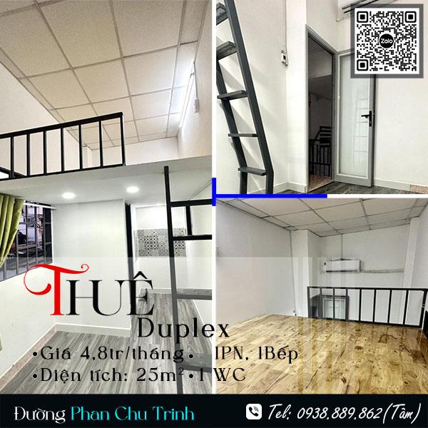 Cho thuê CHDV duplex Phan Chu Trinh Full nội thất 