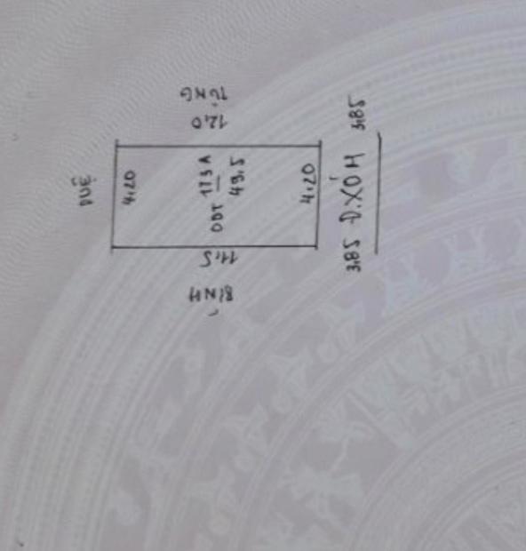 TRUNG TÂM TT CHÚC SƠN WIE HỒ 
- Diện tích 49,5m sổ đỏ chuẩn nét căng 
- cách ql6-300m ngay chợ ,