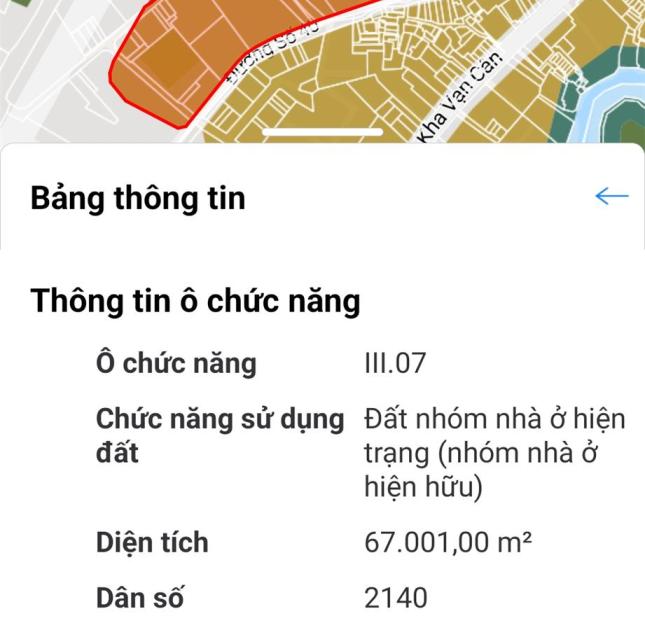 115m 100% Thổ cư  - 5m x 22m Măt tiền đường số P. Linh Đông 6 tỷ hơn xíu