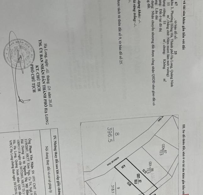 Chính chủ cần bán nhà thuộc ngõ 27 nguyễn văn cừ - phường hồng hà - hạ long - quảng ninh.