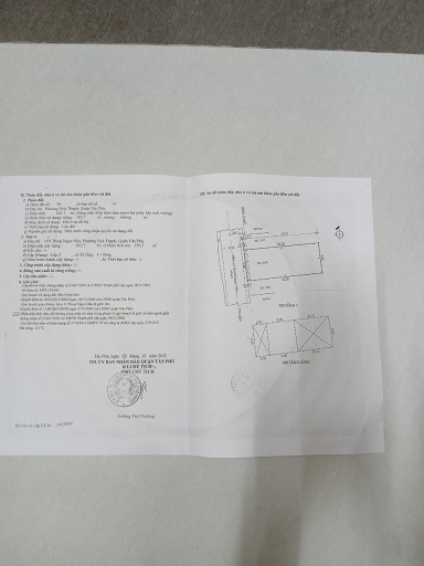 Chính chủ cần bán căn nhà hẻm xe tải ngay 11/19 Thoại Ngọc Hầu