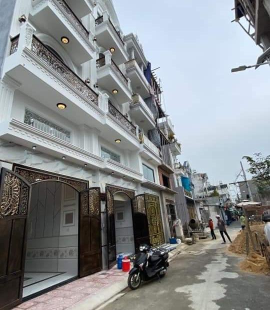 Bán Nhà Mới Xây 1/ Trần Thị Hè, 4x14m, 4 Tầng 1 Lửng, Đường 7m