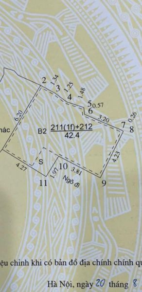 TRUNG TÂM QUẬN HAI BÀ TRƯNG PHỐ BẠCH MAI DT:42.4M2 NHÀ 4 TẦNG 5 NGỦ GIÁ: 4.15 TỶ .