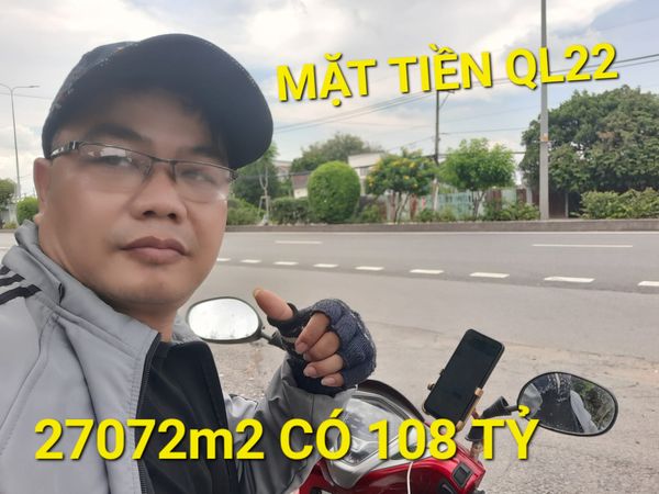 Mặt Tiền QL22 27072m2 có 108 tỷ Tân An Hội Củ Chi Tp.HCM - SOS