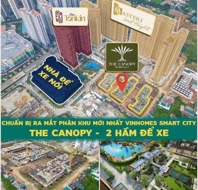 Bán căn hộ góc Canopy 3PN +1 Vinhomes Smart City 5 tỷ 8 , Mua bán căn hộ Vinhomes Smart City