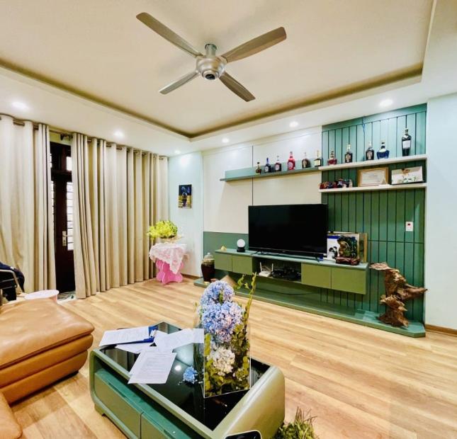 [KD Sầm uất] Bán nhà Kim Giang, 75m2X7T, MT 5.8m, Giá 11.9 tỷ, Ô tô tránh, thang máy