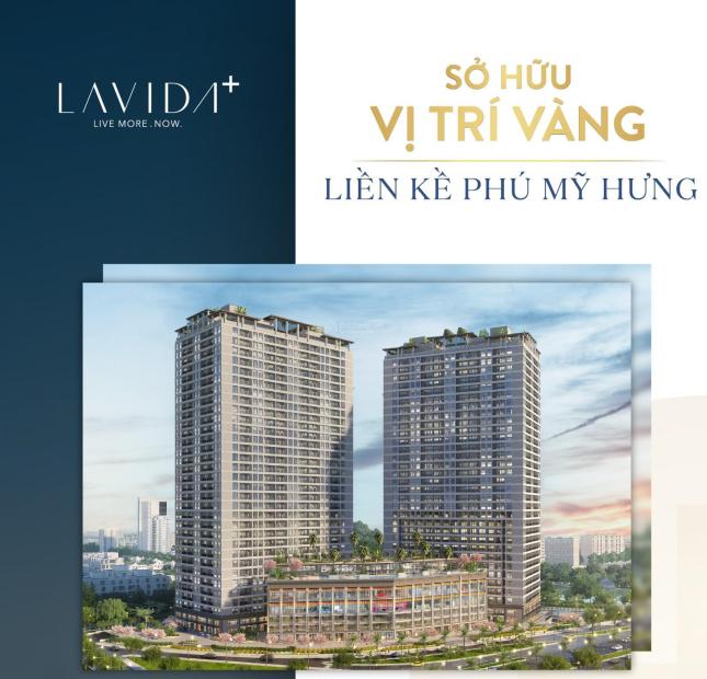 Nhà giao hoàn thiện cơ bản căn 53m2 giá 2,55 tỷ(đã gồm 5% sổ) tại Lavida Nguyễn Văn Linh