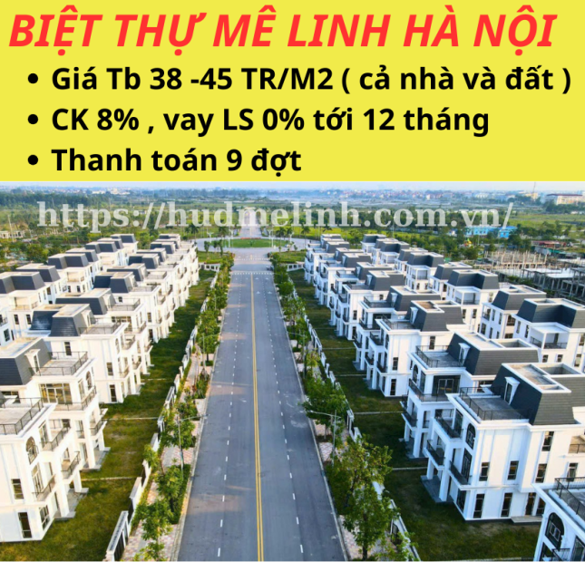 Tổng hợp quỹ căn giá gốc rẻ nhất CĐT HUD Mê Linh không chênh, sổ đỏ vĩnh viễn, hotline: 0918.446.389