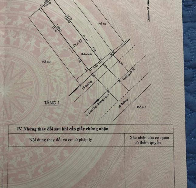 Bán nhà MT Đường số 20, P.5, Gò Vấp: 4 x 21, giá 10,9 tỷ.