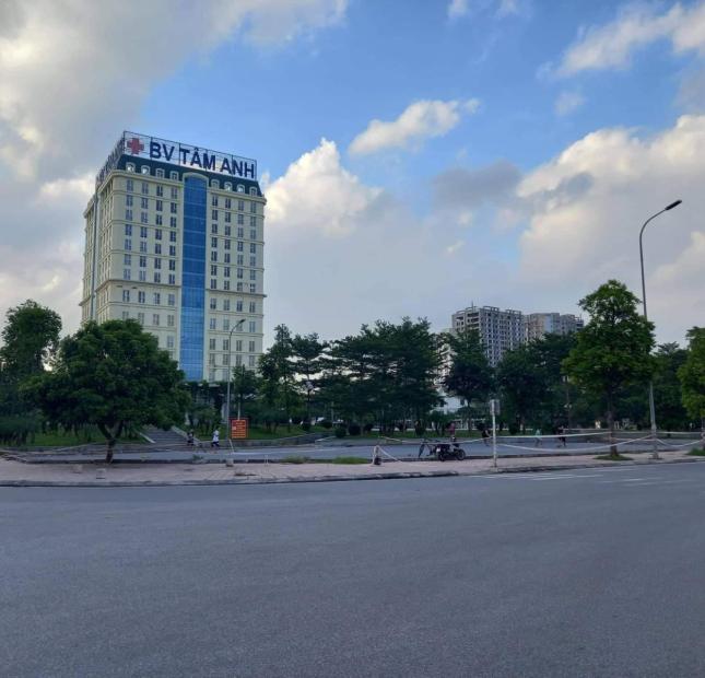 bán mảnh đất mặt phố Hồng Tiến, 89.1m mặt tiền 6.25m, 1 mặt phố 1 mặt ngõ, full thổ cư