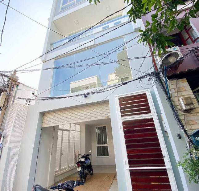 Bán Nhà mới đường Nguyễn Văn Đậu (5,5x18m) - xe hơi đậu trong nhà - cách mặt tiền 20m Thiện Chí Bán Nhanh