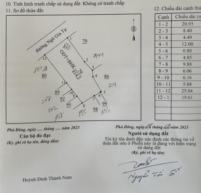 CHÍNH CHỦ Cần Bán  LÔ ĐẤT   Vị Trí Đẹp Tại  196 Ngô Gia Tự, P Phú Đông, TP Tuy Hoà tỉnh Phú Yên.